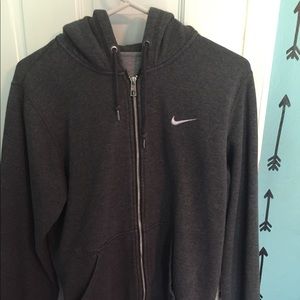 Gray bike zip up